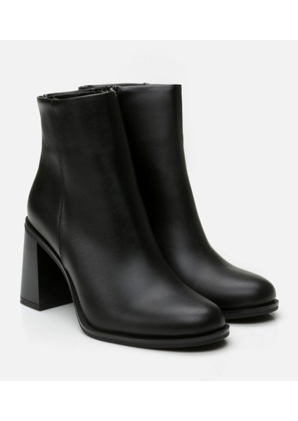 01BOH295370A100 SIYAH Kadın Topuklu Bot fiyatları
