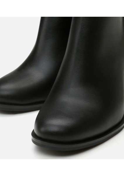 01BOH295370A100 SIYAH Kadın Topuklu Bot modelleri