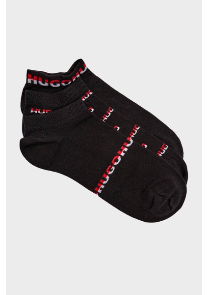 Logolu Streç Pamuklu 3 Pack Çorap Erkek Çorap 50543082 001