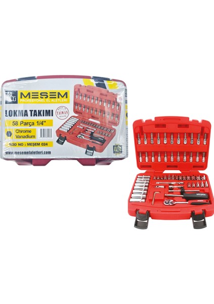 1/4 Lokma Takımı 58 Parça MES024 fiyatları