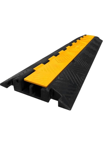 Kablo Kanallı Hız Kesici 2 Kanallı, Yol Kasisi 102,5 x 25,5 x 5 cm