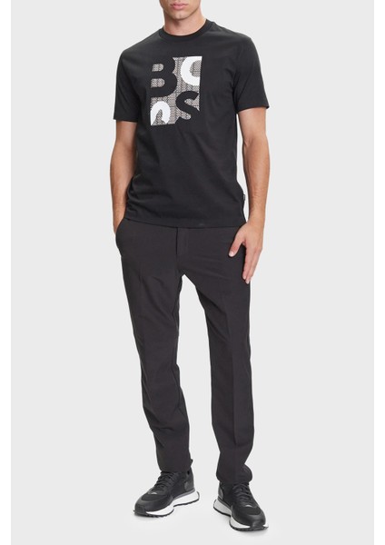 % 100 Pamuk Regular Fit Bisiklet Yaka Logolu T Shirt Erkek T Shirt 50543901 001 fiyatları