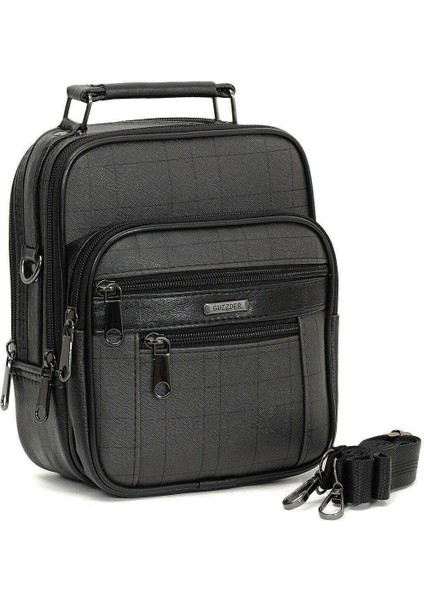 Ekose Kasalı Orta Boy Erkek El Çantası Siyah Rahat ve Şık Tasarım fiyatları