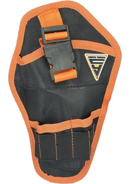 Şarjlı Tornavida Matkap Bel Çantası, Siyah, Pratik ve Kullanışlı Tasarım