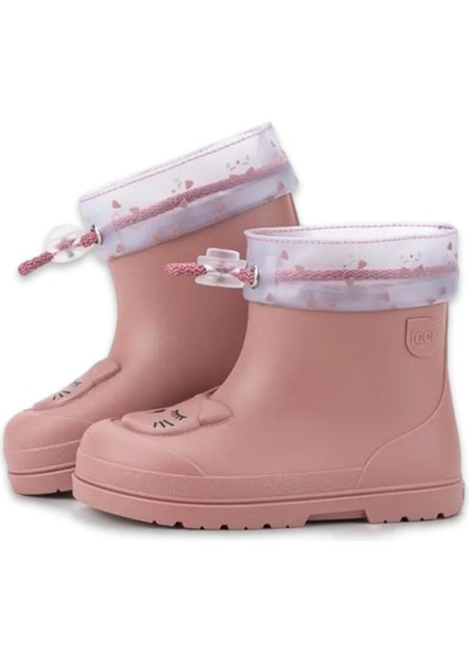 W10322 Mendi Gato Yağmur Bej Çocuk Çizme modelleri