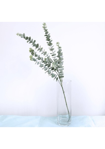 Lüks Yapay Çiçek Aranjman Seti – 1 Adet Okaliptus Dalı + 3 Adet Delphinium Çiçeği + 7 Dallı Kırmızı Bahardalı Demeti modelleri