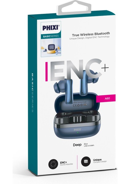 Basic A60 Enc Usb- C Hızlı Şarj Destekli Bluetooth Kulaklık fiyatları
