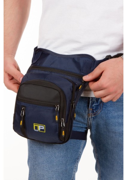 Suya Dayanıklı Erkek Bacak Çantası, Motosiklet ve Kuryeler Için Pratik ve Şık Tasarım