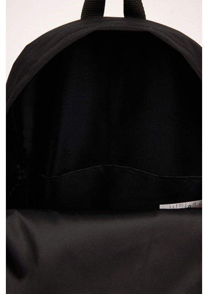 Unisex Basic Düz Okul Sırt Çantası, Siyah, Şık ve Hafif Tasarım indirimleri