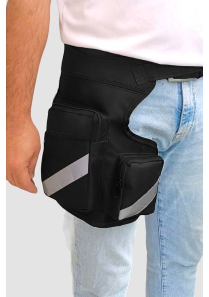 Su Geçirmez Erkek Bacak ve Bel Çantası Siyah LD492 fiyatları