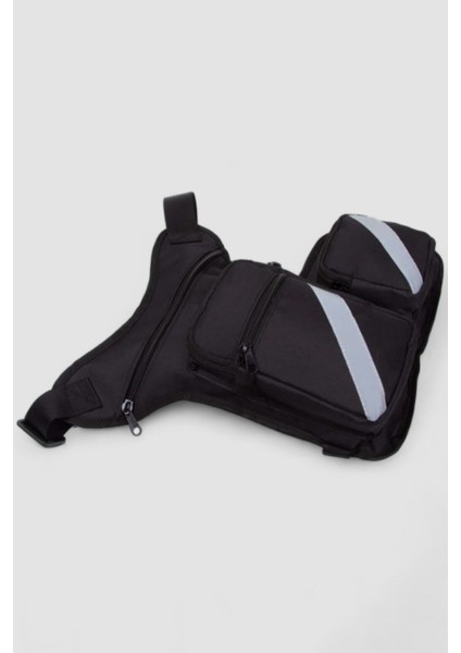 Su Geçirmez Erkek Bacak ve Bel Çantası Siyah LD492 indirimleri