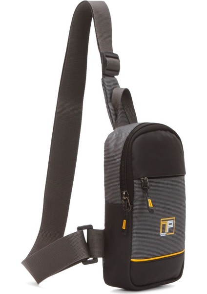 Gri Renkli Unisex Telefon Bölmeli Çapraz ve Omuz Çantası fiyatları