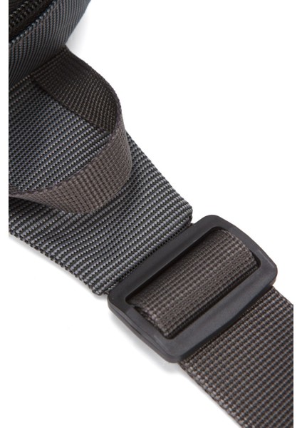 Gri Renkli Unisex Telefon Bölmeli Çapraz ve Omuz Çantası