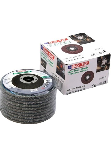 Flap Disk Zımpara Alüminyum Oksit 180 mm 60 Kum MK0221 fiyatları