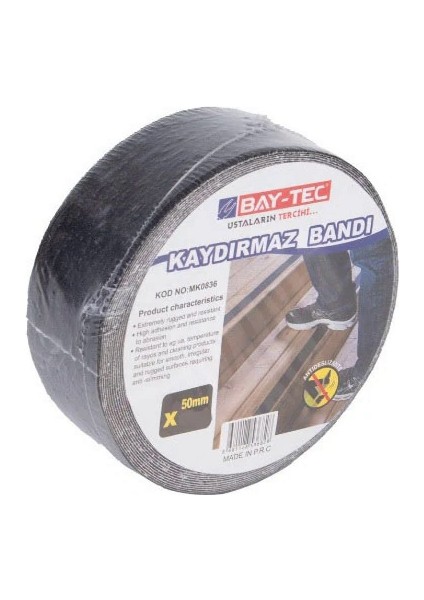 Merdiven Kaydırmaz Bant 50MM x 25MT Siyah MK0840 modelleri