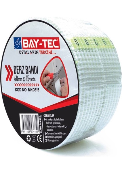 MK0818 Alçıpan Derz Bandı 96X90 Yard fiyatları