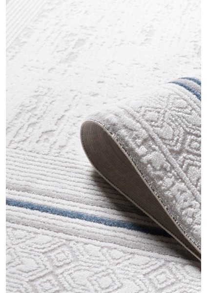 Zena 404A Krem Lacivert Serisi Akrilik Salon Oturma Yatak Odası Halısı fiyatları