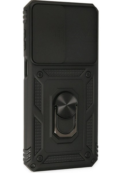 Samsung Galaxy M33 Kılıf Pars Lens Yüzüklü Silikon - Siyah fiyatları