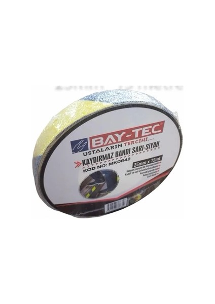 Merdiven Kaydırmaz Bant 25MM x 15MT Sarı Siyah MK0842 modelleri