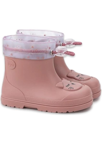 W10322 Mendi Gato Yağmur Bej Çocuk Çizme