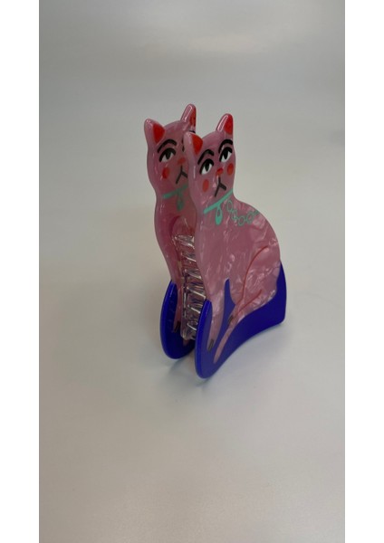 Pembe Kedi Büyük Boy Kemik Toka 9 Cm. fiyatları