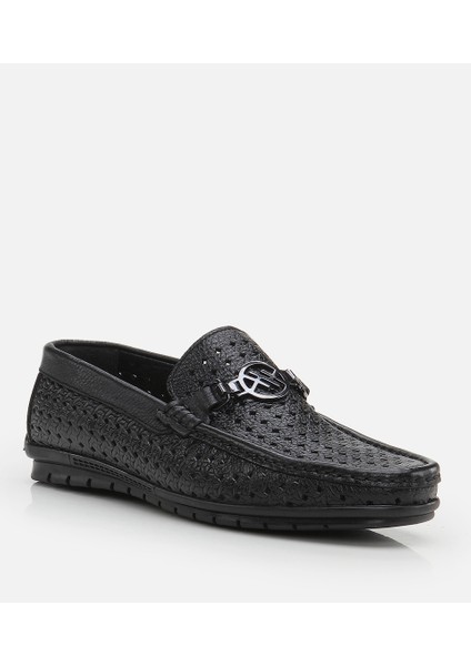Erkek Deri Siyah Loafer fiyatları