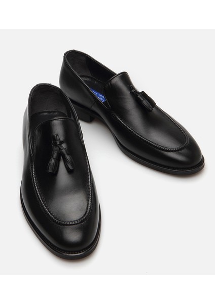 Erkek Deri Siyah Loafer modelleri