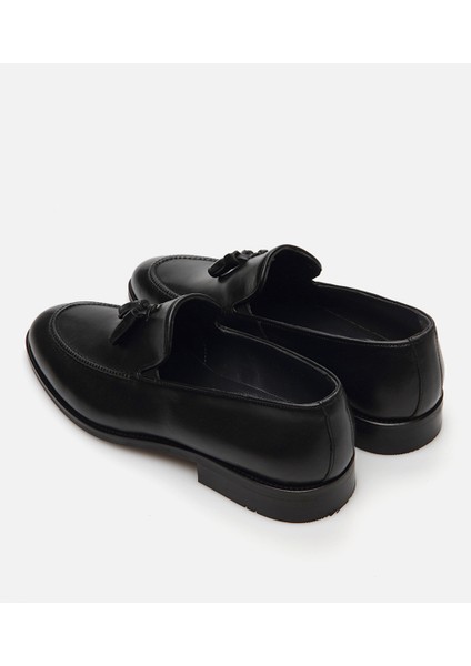 Erkek Deri Siyah Loafer fırsatları