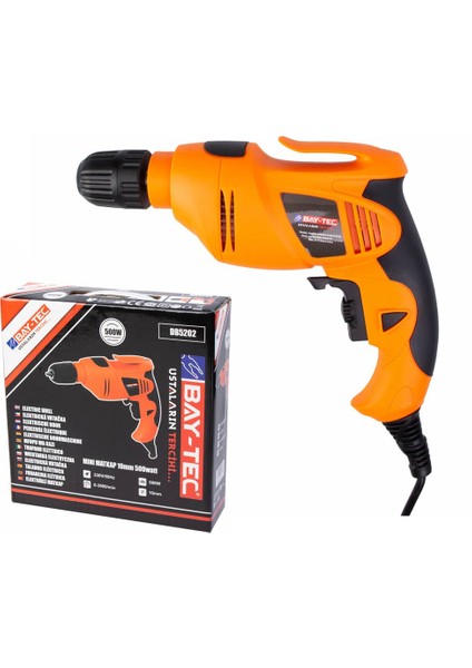 MK0010 Elektrikli Darbesiz Matkap 10MM 500W