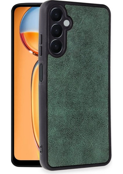 Samsung Galaxy M15 Kılıf Aras Deri Kapak - Koyu Yeşil fiyatları