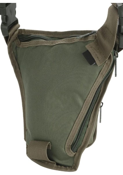 Haki Üçgen Bacak ve Bel Çantası, Şık ve Fonksiyonel Tasarım fırsatları