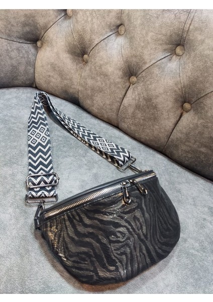 Renkli Hakiki Kuzu Derisi Yılan Desenli Çapraz Çanta fiyatları