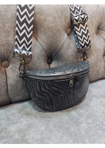 Renkli Hakiki Kuzu Derisi Yılan Desenli Çapraz Çanta fırsatları