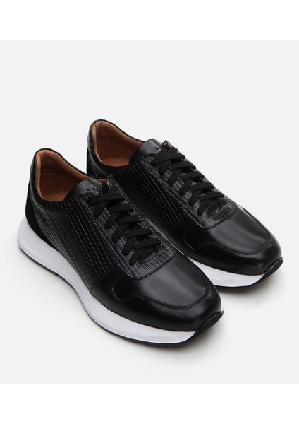 02AYH292410A100 Deri Siyah Erkek Spor Ayakkabı fiyatları