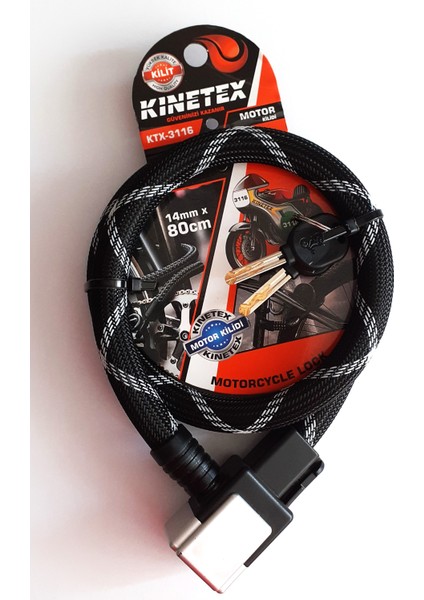 Kınetex -Motor Kilidi -KTX-3116 - 14MM x 80CM