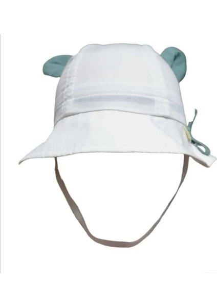 Kitti 0-12 Ay Figürlü Bağcıklı Çocuk Yazlık Fötr Şapka