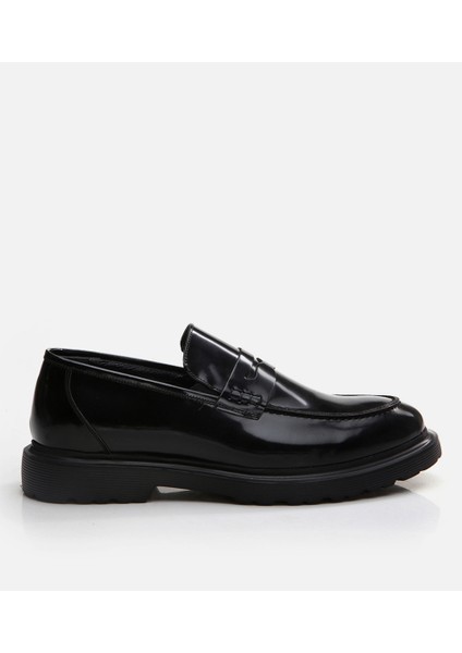 Erkek Deri Siyah Loafer