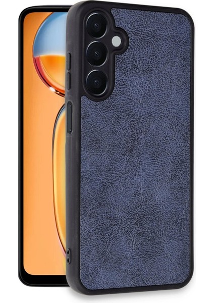 Samsung Galaxy M15 Kılıf Aras Deri Kapak - Lacivert fiyatları