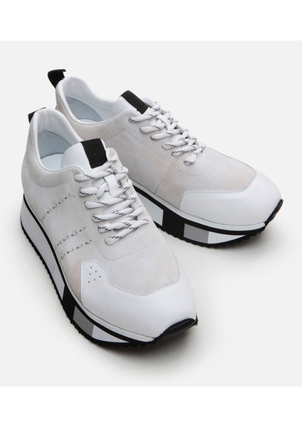 Erkek Deri Beyaz Spor Ayakkabı modelleri