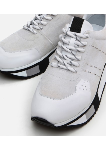 Erkek Deri Beyaz Spor Ayakkabı fırsatları