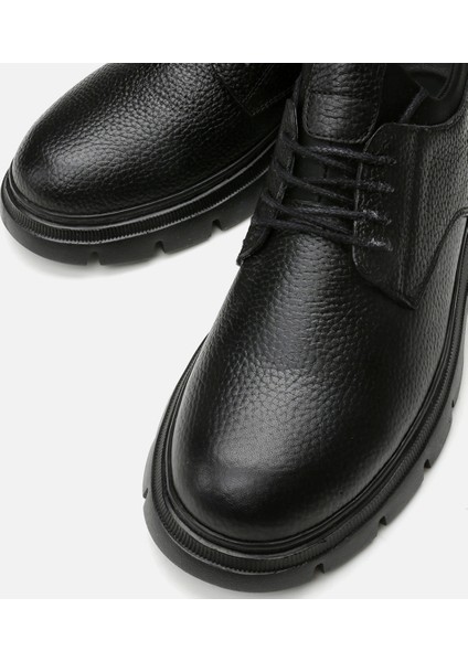 02AYH295920A100 HAKIKI Deri Siyah Erkek Günlük Ayakkabı modelleri