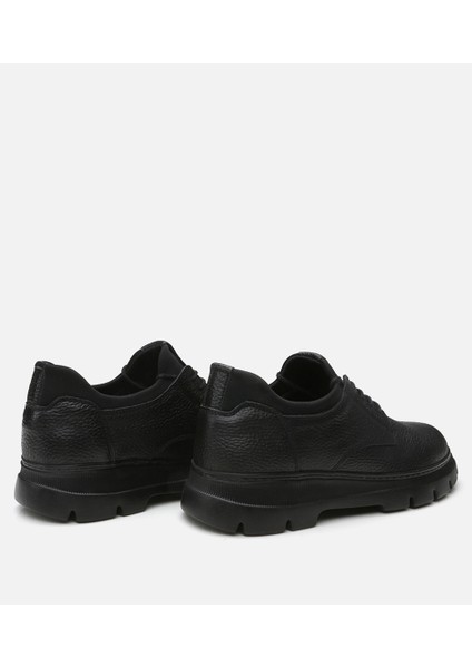 02AYH295920A100 HAKIKI Deri Siyah Erkek Günlük Ayakkabı fırsatları