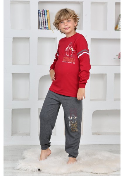 5140 Erkek Çocuk Uzun Kol Pijama Takımı modelleri