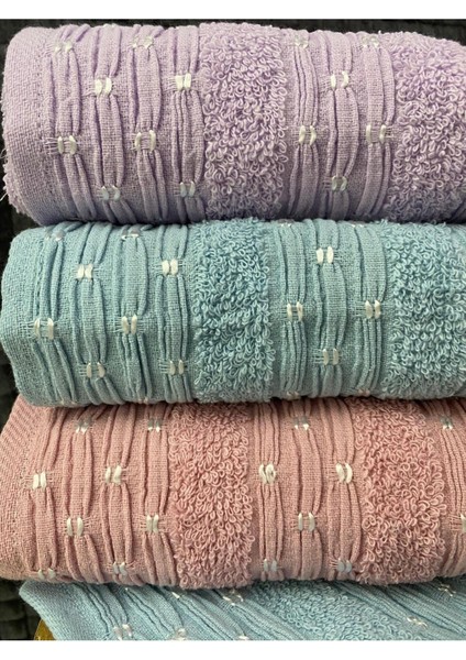 Inci Desen 3’lü Banyo Havlu Seti – 100X150 cm %100 Pamuk, Yumuşak Dokulu,desenli. fiyatları