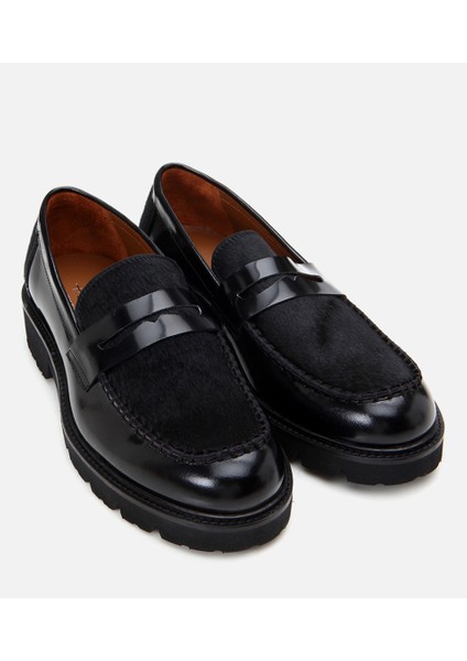 02AYH298010A100 Siyah Erkek Loafer fiyatları