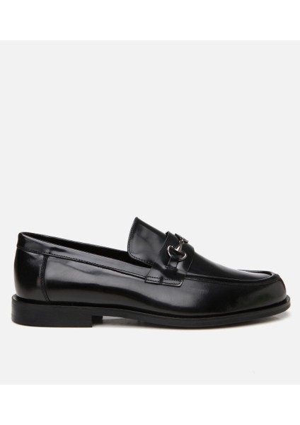 Masters 02ayh302600a100 Erkek Deri Siyah Toka Detaylı Klasik Loafer