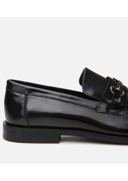 Masters 02ayh302600a100 Erkek Deri Siyah Toka Detaylı Klasik Loafer fırsatları