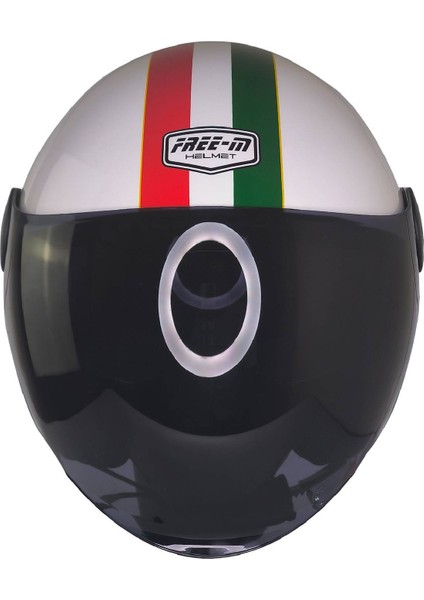 Motosiklet Yarım Kask Güneş Vizörlü Ece 22.06 Motor Kaskı Italy Gold fiyatları