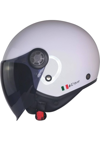 Motosiklet Yarım Kask Güneş Vizörlü Ece 22.06 Motor Kaskı Italy Gold modelleri