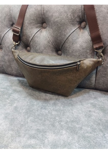 Şık Kahverengi Hakiki Deri Çapraz Çanta, Zarif ve Özel Tasarım fiyatları